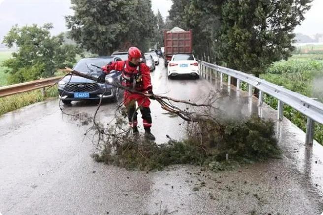 麒麟?yún)^(qū)遭暴雨突襲|部分道路積水嚴重，消防緊急排澇解憂